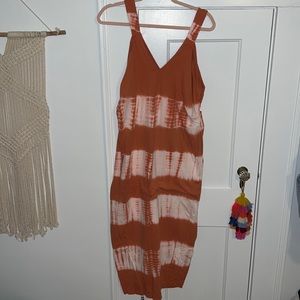 Zara tie dye maxi dress